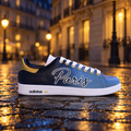 Adidas Stan Smith Sneakers Custom Peintes Paris by Night – Bleu & Or