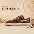 Puma Suede Coffee Latte – Marron & Crème – vue 1, création Sneakers Landers